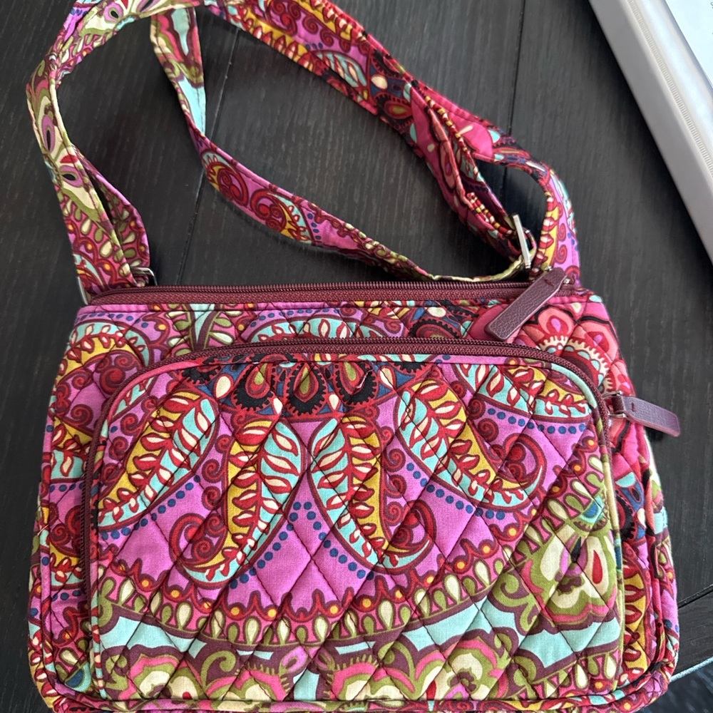 Vera Bradley Resort Medallion Little Hipster Crossbody Bag